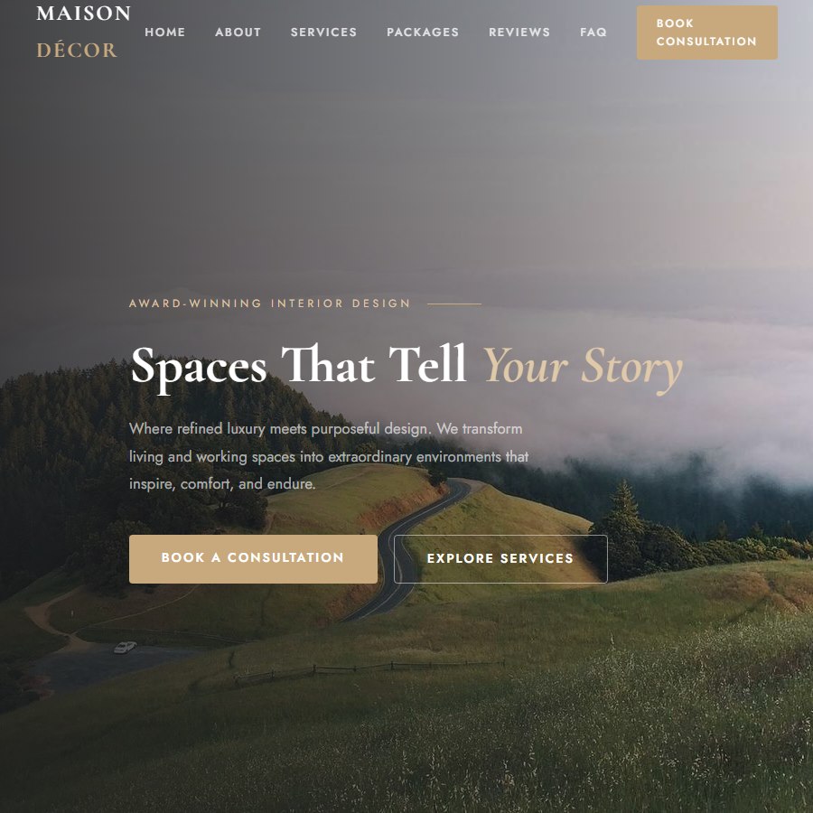Business1 free website template screenshot