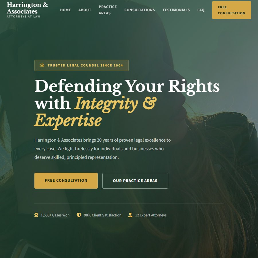 Business2 free website template screenshot