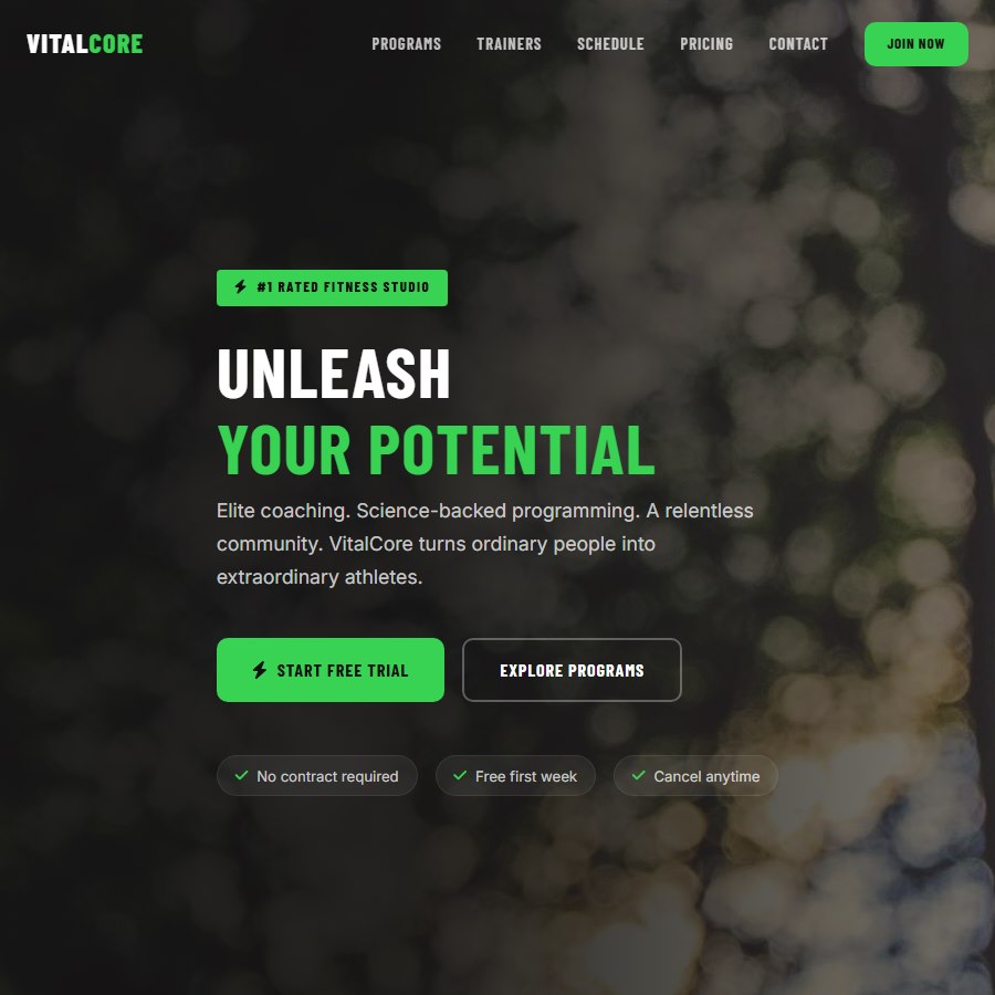 Butterfly free website template screenshot