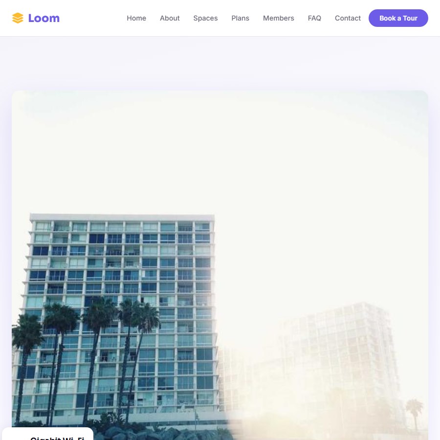 Freshness free website template screenshot