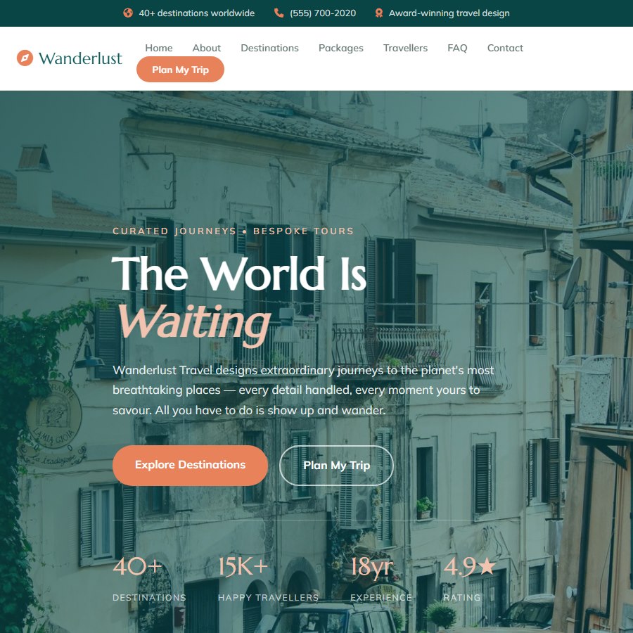Fruits free website template screenshot