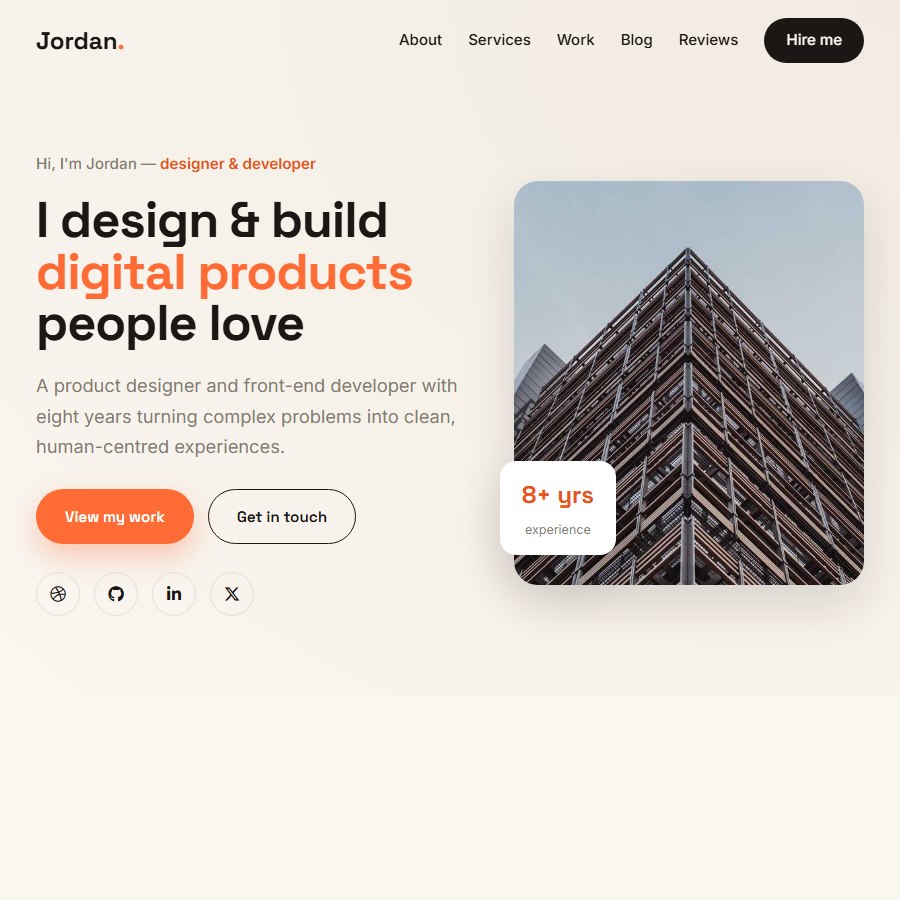 Simple Blue free website template screenshot