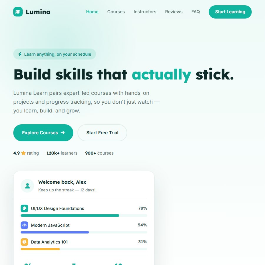 Game free website template screenshot