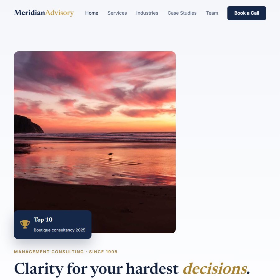 Golf Club free website template screenshot