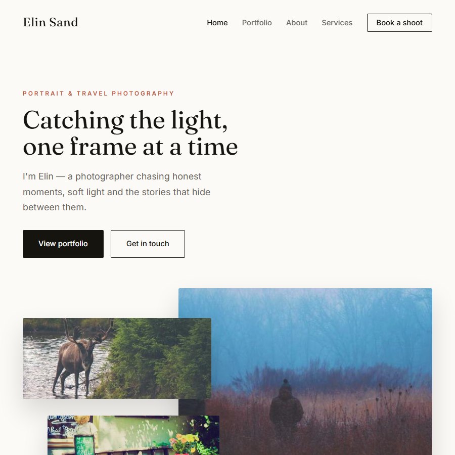Green Site free website template screenshot