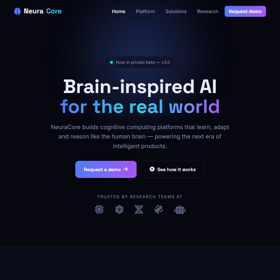 Samira Achouri free website template screenshot