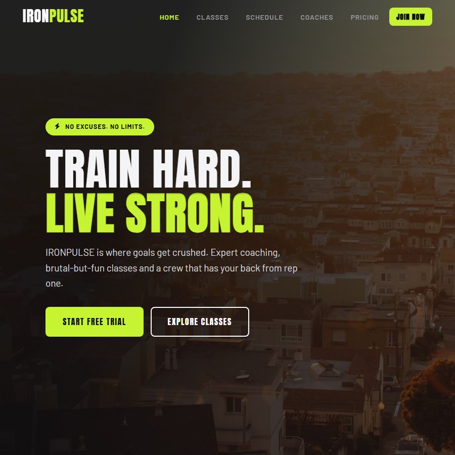 Small Arms free website template screenshot